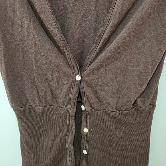 Banana Republic Brown Cardigan – Women’s XS Button Front Lightweight Sweater - Picture 3 of 8